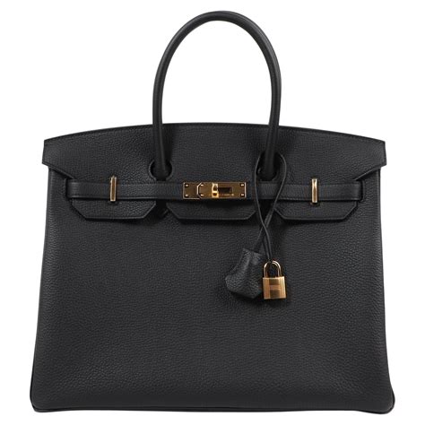 hermes birkin 35 black togo ghw|hermes 35cm birkin bag.